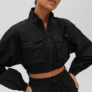 Tna Aritzia Alameda Cropped Jacket, Sz S